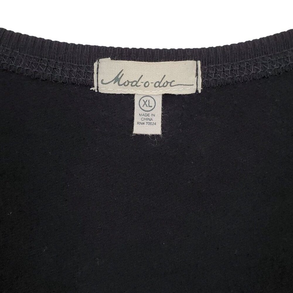 Modo Doc XL Top Southwestern Desert Tribal Knit Front Pattern Casual Pullover - Picture 6 of 7